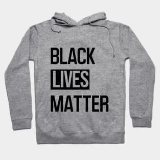 Black Lives Matter Black and white Hoodie